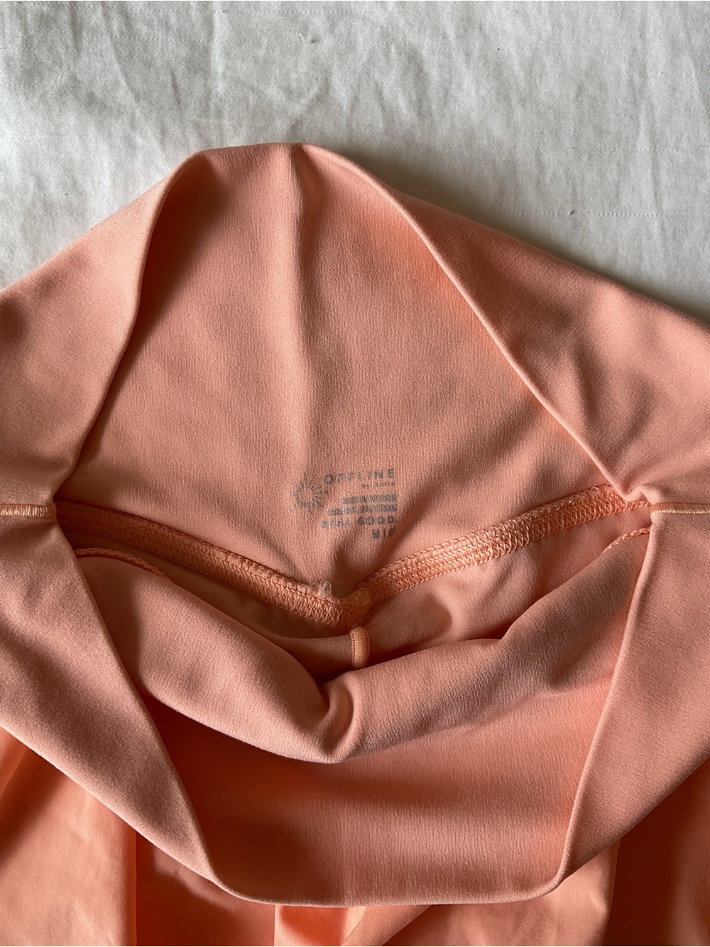 Offline by Aerie Pleated Peach Athletic Skort-Shorts with High Waist - Picture 3 of 5